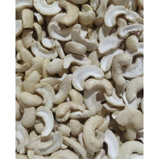 1kg Hạt điều đã sấy chín giòn nguyên chất không muối hạt vỡ đã bóc lụa, hạt to đều, thơm ngon, chính hãng