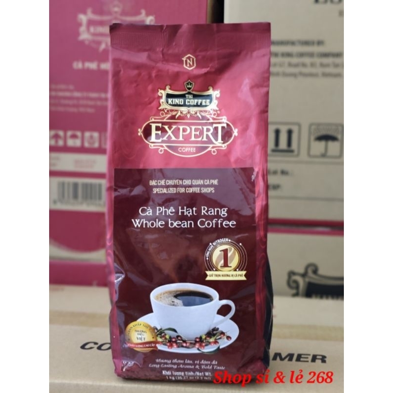CÀ PHÊ HẠT RANG KING COFFEE Expert Blend 1 - Túi 1 Kg