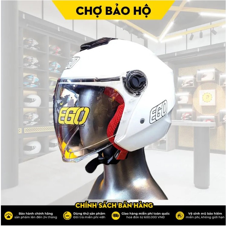 [Chính hãng] NÓN 3/4 EGO E-3