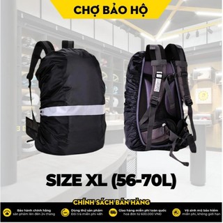 Áo Mưa Balo Phản Quang, Chống nước tuyệt đối 100% kết hợp phản quang.