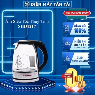 Shd1217 - bình đun siêu tốc thủy tinh sunhouse 1.7 lít shd1217 - bảo hành chính hãng