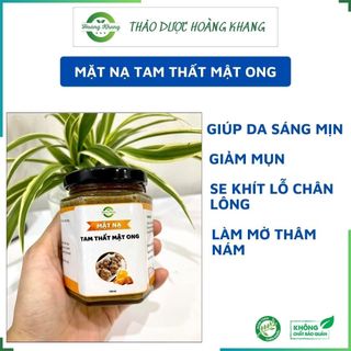 Mặt nạ tam thất mật ong