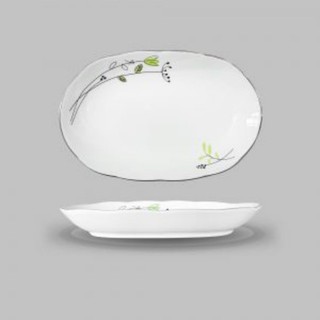 Đĩa xoài sâu lòng hoa dây Chuan Kuo/ Đĩa oval sâu lòng