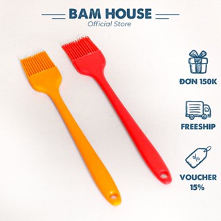 Cọ quét dầu ăn silicon Bam House cây dài cách nhiệt cao cấp CQD02