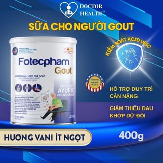 Sữa Bột Dành Cho Người Lớn Tuổi Bị Gout Fotecpham Gout - Giải Pháp Dinh Dưỡng Cho Xương Khớp Mabio