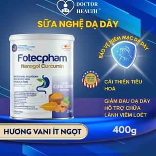 Sữa Bột Cho Người Đau Dạ Dày Fotecpham Nanogol Curcumin Hỗ Trợ Dinh Dưỡng Cần Thiết Cho Cơ Thể Mabio