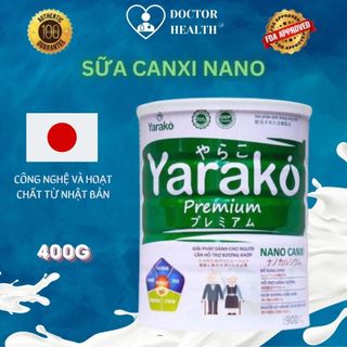 Sữa Canxi Cho Người Già YARAKO NANO CANXI Hỗ Trợ Xương Khớp Bổ Sung Canxi Ngăn Ngừa Loãng Xương