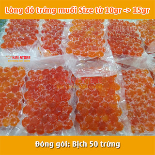 🏆 Lòng đỏ trứng muối đạt chuẩn VSATTP, 50 trứng/ bịch