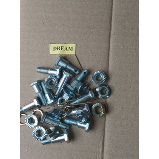 Bộ ốc má đùm honda dream, wave , yamaha sirius