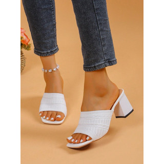 Sandal quai ngang gót 6.5cm