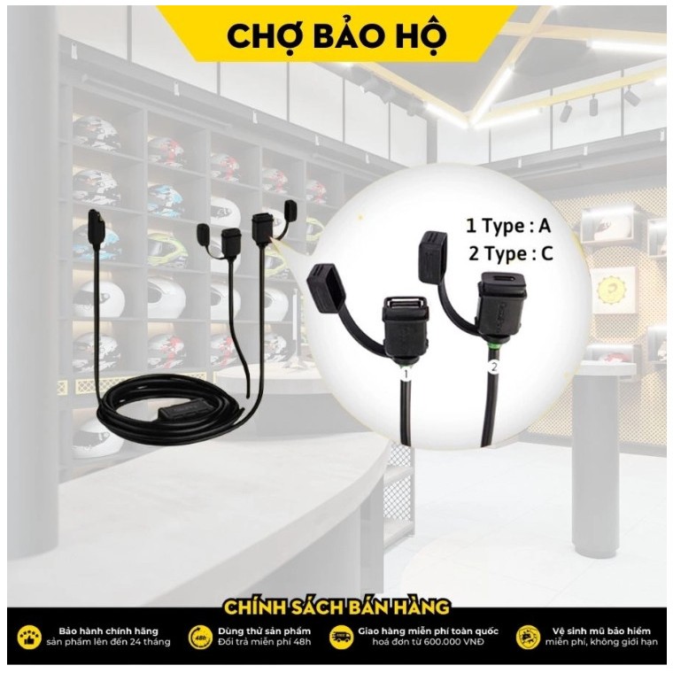 [Chính hãng] BỘ SẠC CÓ DÂY OSOPRO