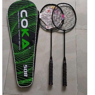 /2 vợt cầu lông coka508 .vợt cầu lông trẻ em.quả cầu lông