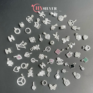 (Link số 5) Bộ sưu tập các mẫu lẻ mặt dây chuyền Chy Silver đính đá xinh xắn bạc thật