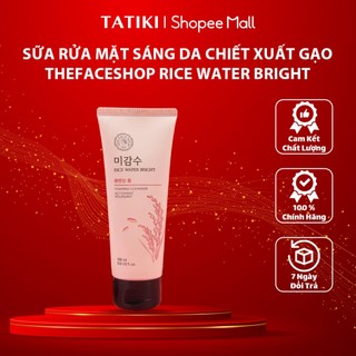 Sữa Rửa Mặt Làm Sáng Da Chiết Xuất Gạo TheFaceShop Rice Water Bright Cleansing Foam 150ml