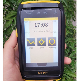 Máy đo otdr ofw miniquang 5g bản tiếng việt fwt-100 hỗ trợ đo sợi quang sống