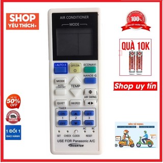 Điều khiển điều hòa panasonic iauto-x econavi inverter - a75c4143- remote điều khiển máy lạnh panasonic