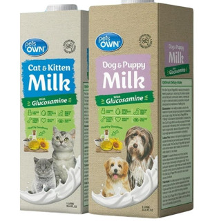 Sữa Pets Own sữa tươi giàu Protein, bổ sung Taurine, DHA tốt cho trí não và thị lực cho chó Úc hộp 1L
