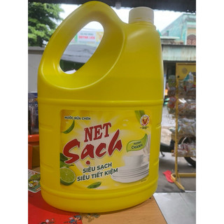 Nước rửa chén Net Sạch can 3kg8