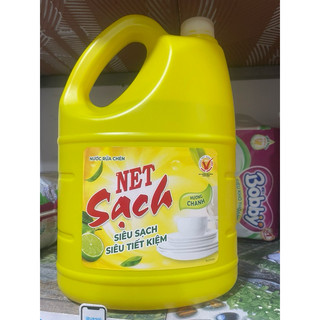 Nước rửa chén Net Sạch can 3kg8