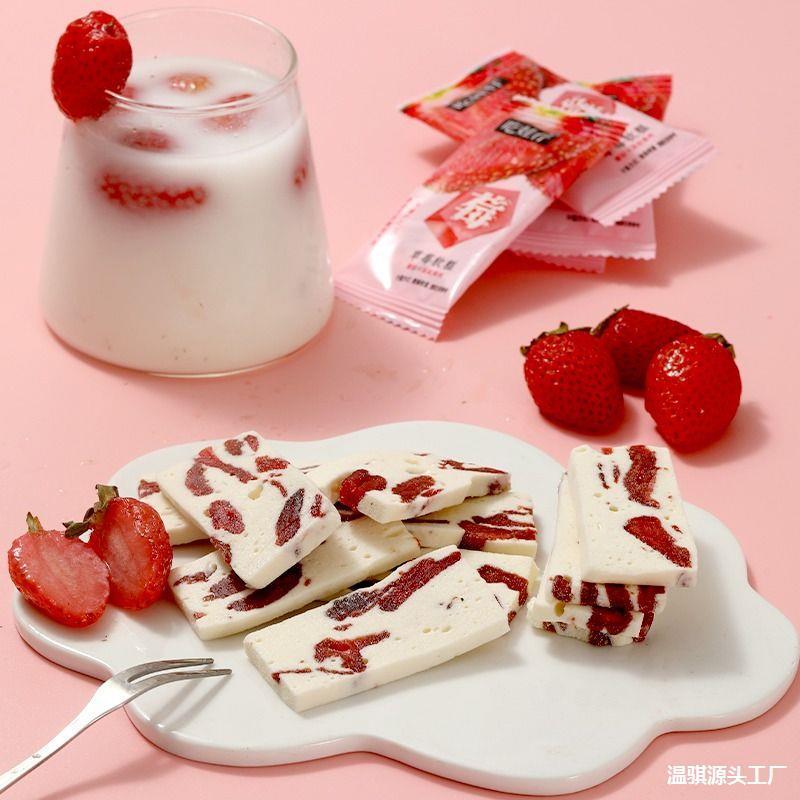 [Ăn vặt ngon] Combo 1000g Kẹo Nougat Sữa Đặc Dâu tây, Xoài phủ pho mai/Bánh sữa pho mai mix quả xoài