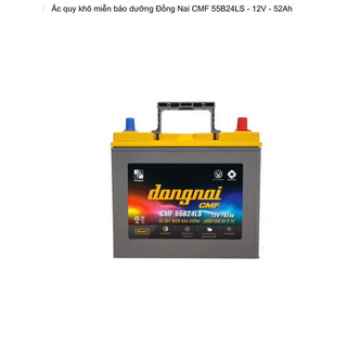 Bình ắc quy 12v khô đồng nai cmf 55b24ls 52ah