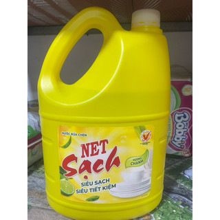 Nước rửa chén Net Sạch can 3kg8