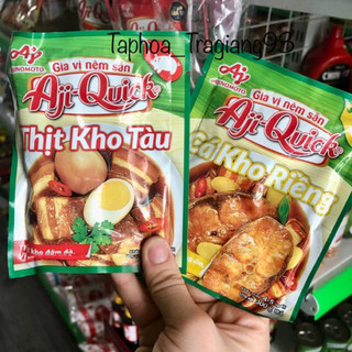 Gia vị nêm sẵn thịt kho tàu,cá kho riềng aji-quick 32gn