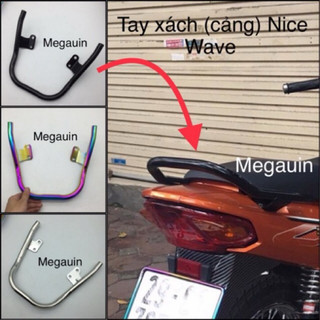 CẢNG SAU INOX và MÀU GẮN XE WAVE CÁC ĐỜI ĐỀU CÓ