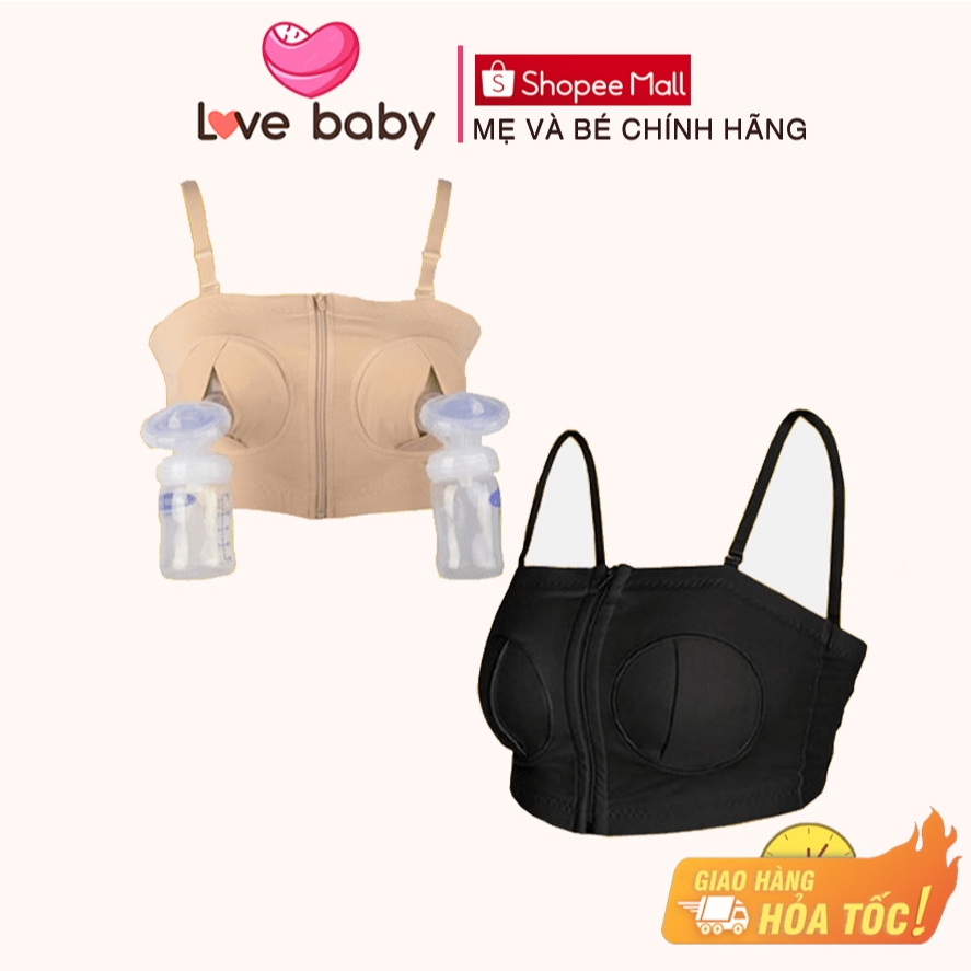 Áo hút sữa rảnh tay NHÀ GẤU có dây co dãn mềm mại thấm hút mồ hôi dễ điều chỉnh kích thước