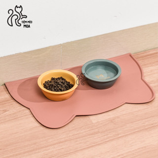 Thảm lót chống trượt chén ăn cho thú cưng - Tiệm Mèo Moa