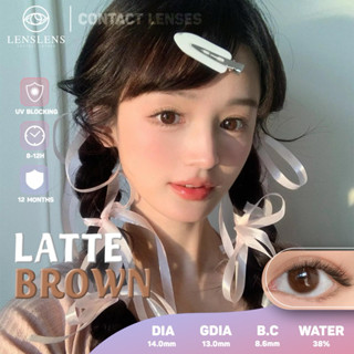 Lens Mắt Kính Áp Tròng Nâu Latte Tự Nhiên Nhẹ Nhàng