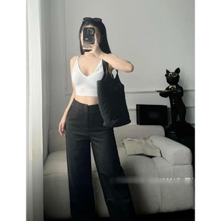 MÃ 6336 	QUẦN LINEN XUÔNG DÁNG BASIC STYLE
