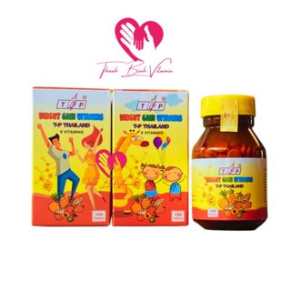 Vitamin TP tăng cân Thái Lan 100v, Cải thiện cân nặng, hỗ trợ ăn ngủ ngon, tăng cân hiệu quả