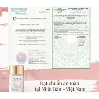 [ HÀNG CHÍNH HÃNG ] VIÊN UỐNG TRẮNG DA - LAVISH