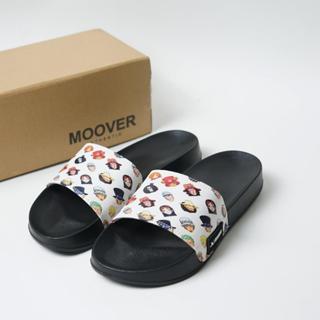 Moover - Dép quai ngang eva cao su quai da microfiber 1103 họa tiết one piece luffy nam nữ nhiều màu