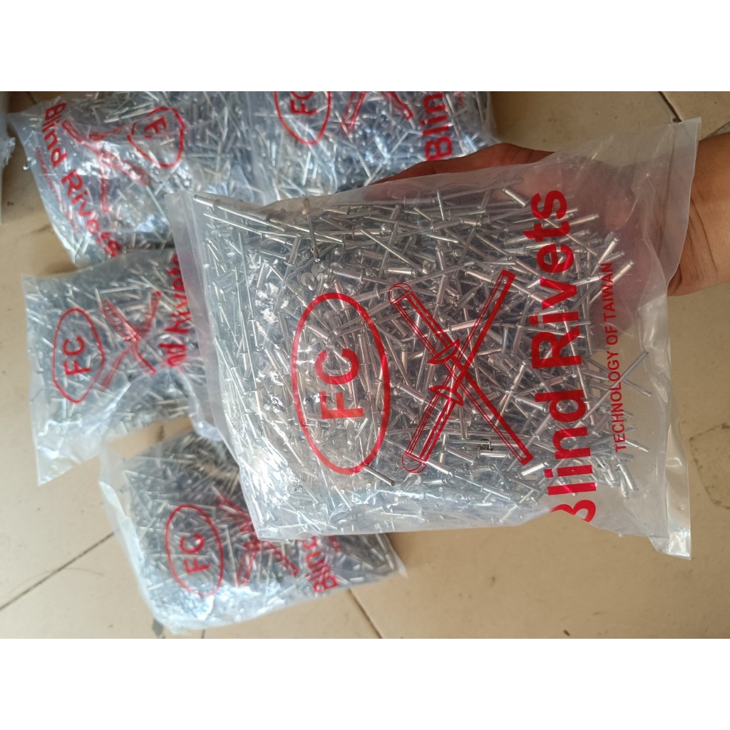combo 1kg đinh rive đinh tán đinh rút các cỡ 3 4, đinh rút gói 1kg hàng xịn