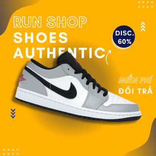Giày air jordan 1 low smoke grey black v2 553558-030 dành cho nam nữ chính hãng full box run_shop