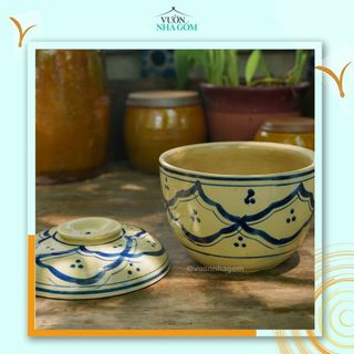 1 Cái Thố gốm nam bộ 22cm,25cm dùng đựng cơm, canh cho nhà hàng- VƯờn Nhà Gốm