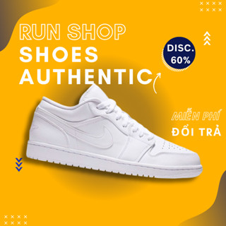 Giày thể thao nam nữ trắng AIR JORDAN 1 LOW TRIPLE WHITE chính hãng dành cho nam nữ fullbox RUN_SHOP