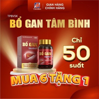  Bổ gan Tâm Bình - Hỗ trợ thanh nhiệt, giải độc, mát gan, giảm mề đay, mẩn ngứa