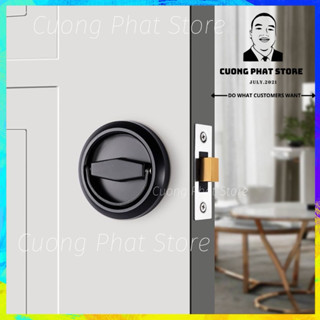 Khoá Núm Vặn Đa Năng Có Tay Nắm inox 304 , Khoá nắp trượt chốt vặn có tay âm kéo,Khoá cửa đa năng sân bay