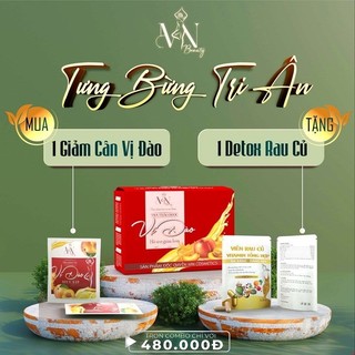 Trà Đào Giảm Cân Đông Anh Chính Hãng Mua 1 Tặng 1 Detox