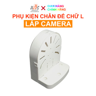 Phụ kiện chân đế chữ l gắn tường cho camera trong nhà imou, ezviz, yoosee