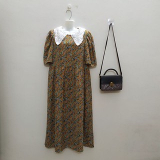 ĐẦM HOA CỔ REN XINH