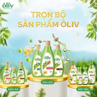 Dầu gội dầu xả ôliv / oliu ngăn ngừa gãy rụng, giúp tóc chắc khỏe bồng bềnh - sữa tắm dầu tắm ôliv