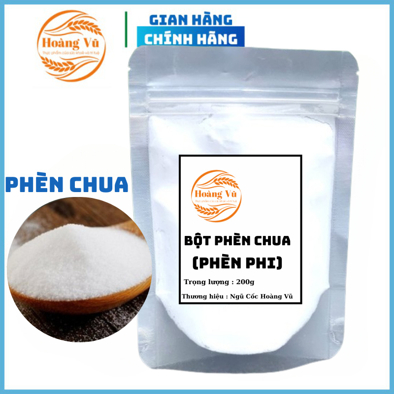 BỘT PHÈN CHUA ĐÃ CHƯNG CẤT 200g