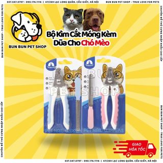 Bộ Kìm Cắt Móng Kèm Dũa Cho Chó Mèo
