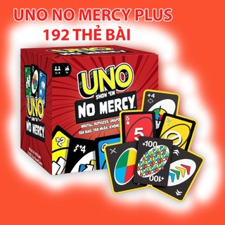 Uno nomercy plus cuộc chơi nâng cấp, +10 luật chơi khắc nghiệt, trò chơi thẻ bài uno 192 thẻ bài- 𝗕𝗼𝗮𝗿𝗱𝗚𝗮𝗺𝗲𝗩𝘂𝗶