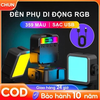 Đèn Led Mini Siêu Sáng Cầm Tay 6500K hỗ trợ Ánh Sáng cho Quay Video, Chụp Ảnh, Livestream, Quay Vlog