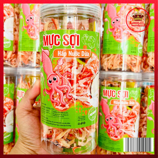 Mực Hấp Nước Dừa Xé Sợi Loại Nhất (Thơm, Mềm, Dai Vừa), Hộp 300gr, Phong Vân Fresh Food